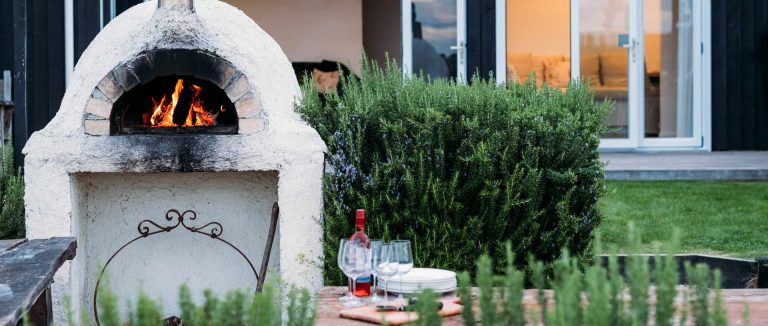 Pizza Oven Lawn Road Retreat